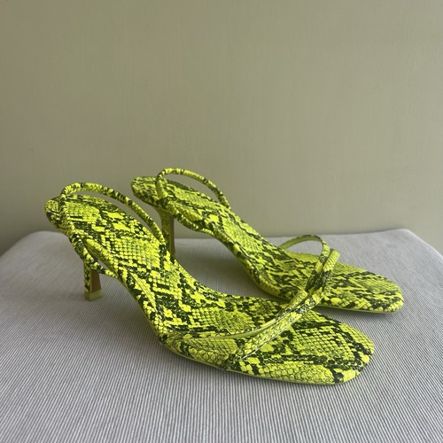 Zara neon yellow green snake - zara,