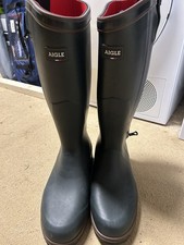 AIGLE PARCOURS 2 ISO NEOPRENE OPEN WITH ZIP WELLINGTON BOOTS