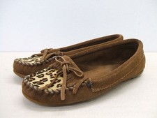 Minnetonka Suede leopard