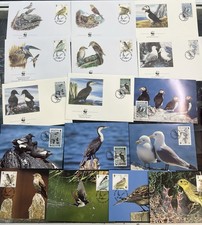 ISLE OF MAN BIRDS STAMPS FIRST