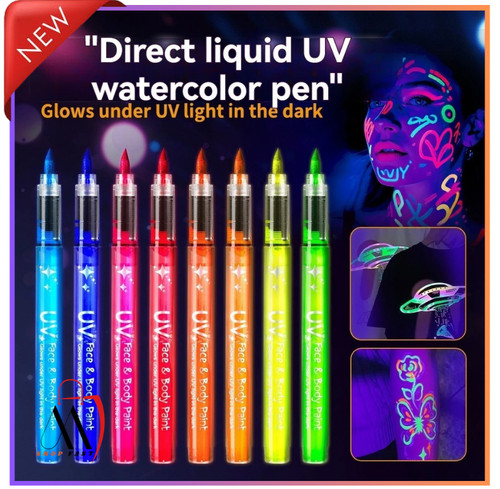 Pack neon face paint - face, pens