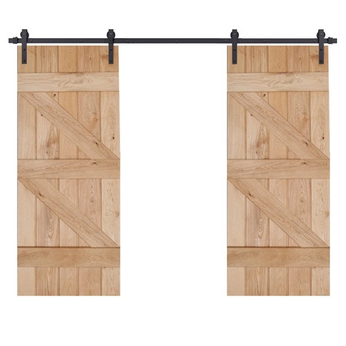 Solid rustic oak ledged - solid,