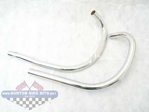 2957 chrome exhaust pipes - chrome,