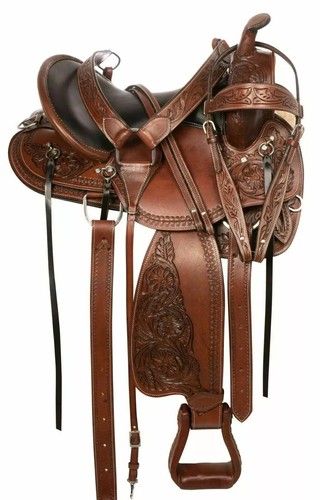 New horse saddle western trail - saddle,