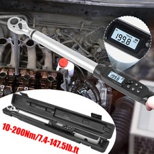 1/2" Sq Dr Premier Digital Torque Wrench Ratchet Calibrated Adjustable 10-200 Nm