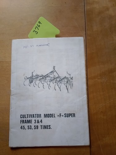 Massey ferguson cultivator - massey, f