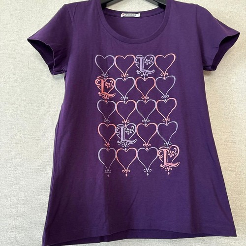 Uniqlo lavshuca heart print - heart, t