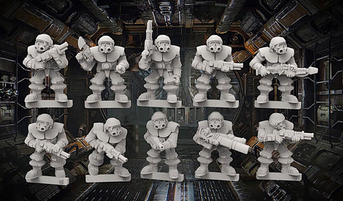 Mek troopers 32mm scale - -,