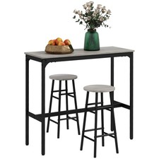 3 Piece Bar Table Set with 2