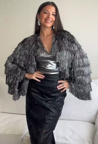 Zara woman nwt fw24 silver - fw24,