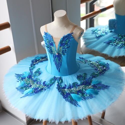 Turquoise blue ballet - tutu, –