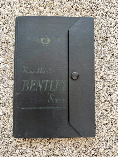 Bentley type handbook number - bentley, s