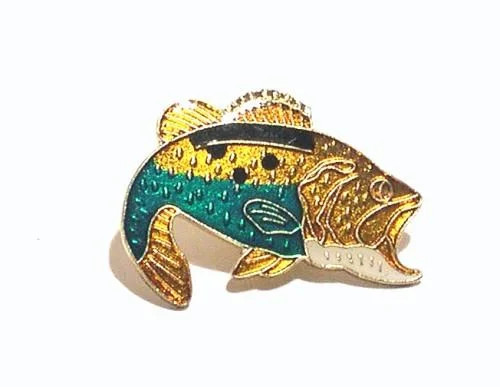 Large fish pin badge - pin,