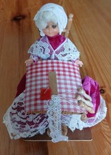Vintage Doll Lace maker