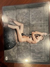 Miley Cyrus Autographed 11 X