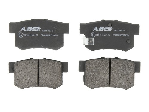 Brake pads set rear - right, fits