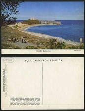 BERMUDA Old Postcard FORT ST