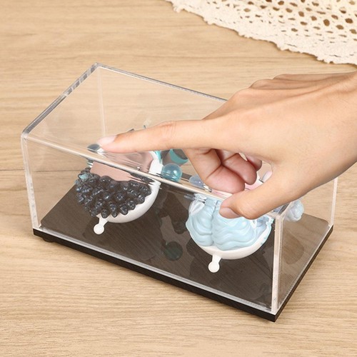 Clear acrylic action figures - acrylic,