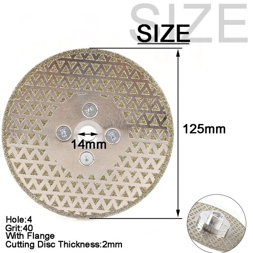 Electroplated cutting - 4-9'',