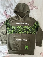 Minecraft Hooded Sweatshirt Age 8-9 Years From Asda George