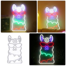 Night Light Alpaca Shaped Lamp