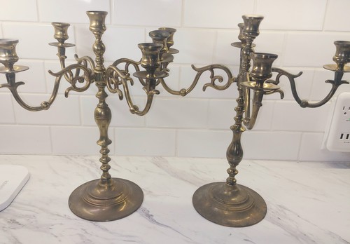 Brass arm candle - brass,