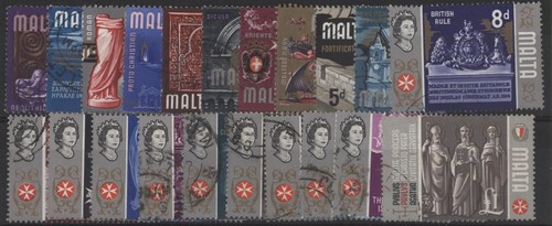 Malta 1965 definitive - malta, set