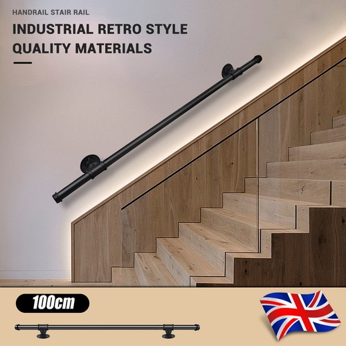 Metal handrail stair rail - metal,