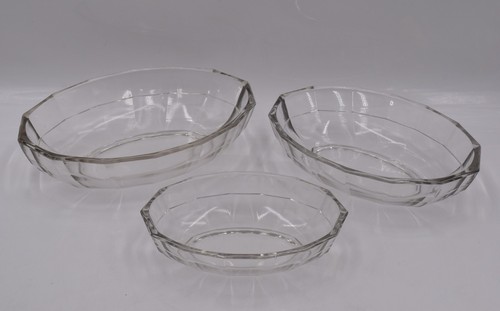 Vintage clear glass serving - vintage,