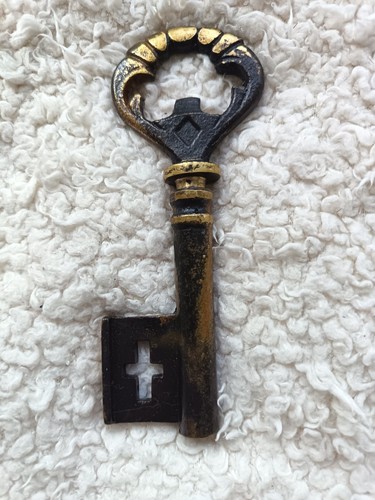 Vintage brass corkscrew - brass,