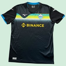 Lazio Football Shirt 2022/23 Mizuno Away Jersey Immobile #17 New - Men's XL