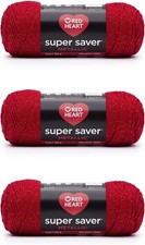 Super Saver Metallic Red Yarn