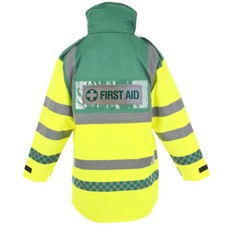 Paramedic vis parka jacket - hi,
