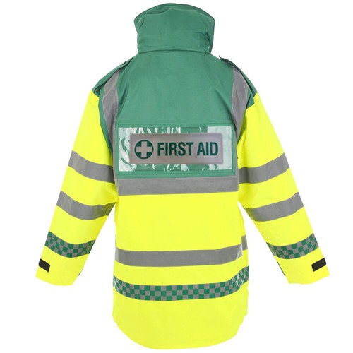 Paramedic vis parka jacket - hi,