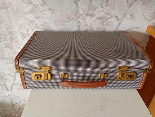 Vintage cheney small suitcase - vintage,