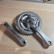 Sugino Mighty 350x Crank Set 104 BCD TRIPLE 175 Forged Vintage MTB 9 speed