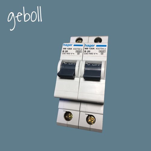 Hager mb120a mcb - 2,