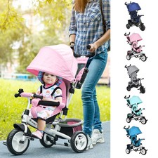 6 in 1 Kids Trike Push Bike w/