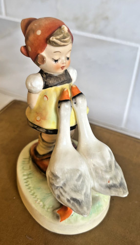 Goebel hummel goose girl hum - goose,