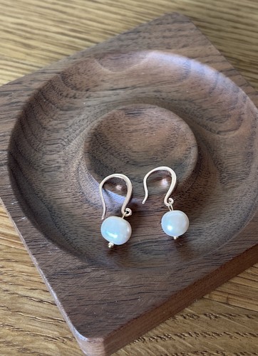 Freshwater pearl earrings - freshwater,