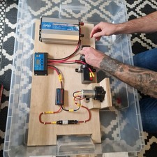 Miniature solar home storage system