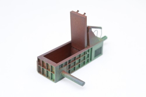 Scrap metal lid baler green - metal,