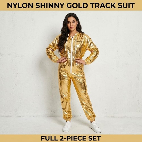 Women nylon shiny - nylon, gold