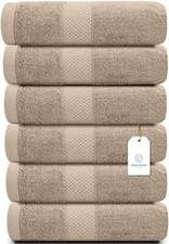 Luxury  Hand Towels Taupe -