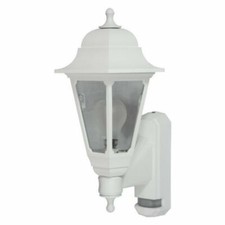 ASD CL/WK100P Coach Lantern with Security PIR Sensor - White