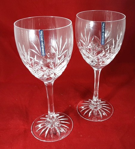 Pair edinburgh crystal cut - pair,