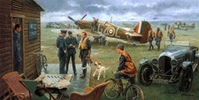 Return to the Bump / Biggin Hill, Summer 1940 by Gil Cohen - Aviation Art Prints