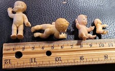 Tiny Baby Dolls Lot of 4 Vtg