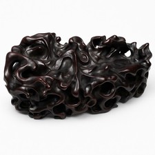 Carved Wooden Scholar Display