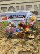LEGO MINECRAFT SET 21164 THE CORAL REEF AGE 7 PLUS BRAND NEW IN BOX